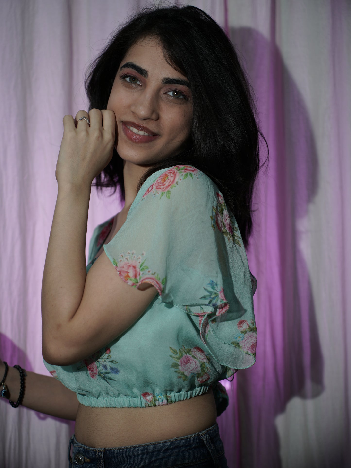Bustier crop top