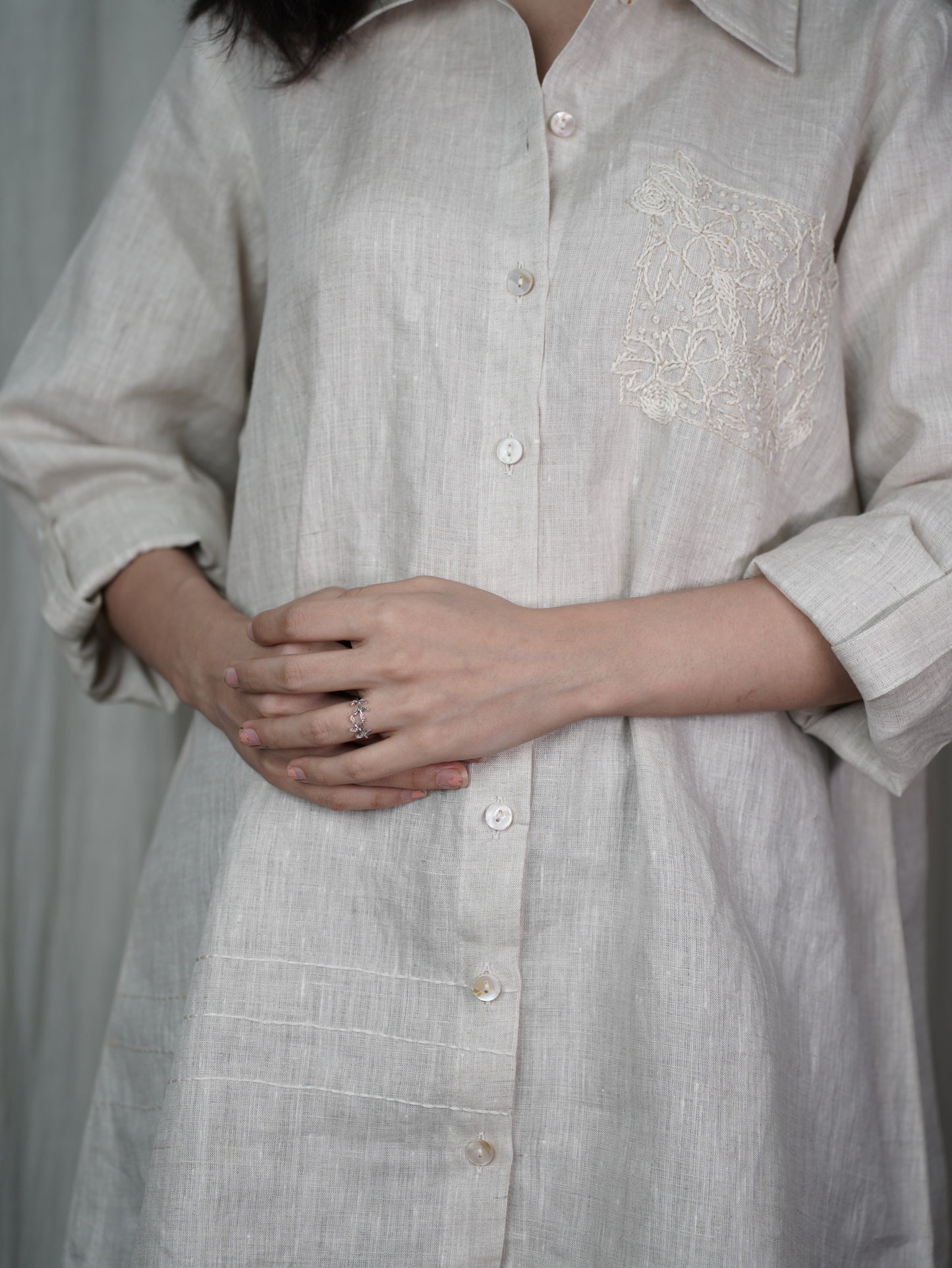 embroidered shirt
