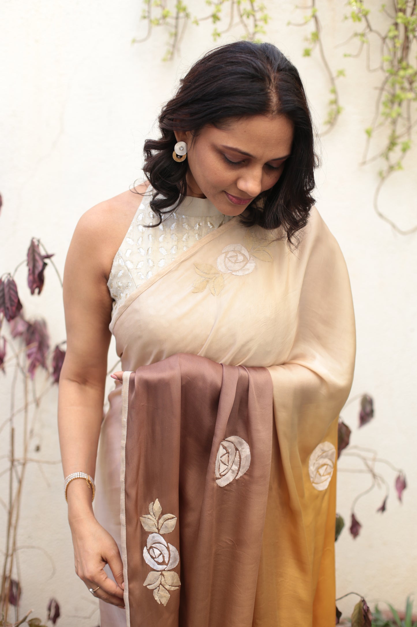Shaded saree