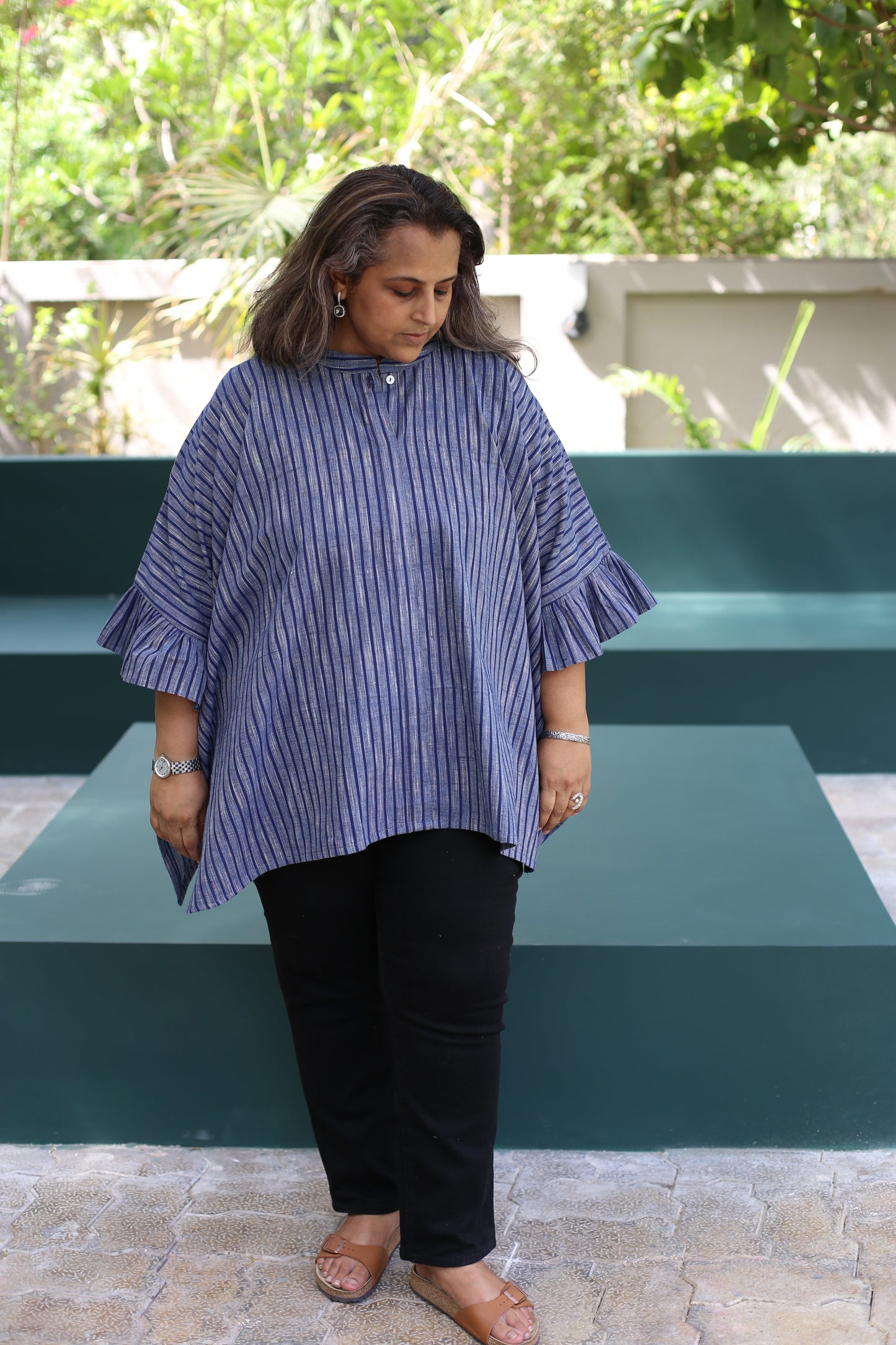Top with embroidered back