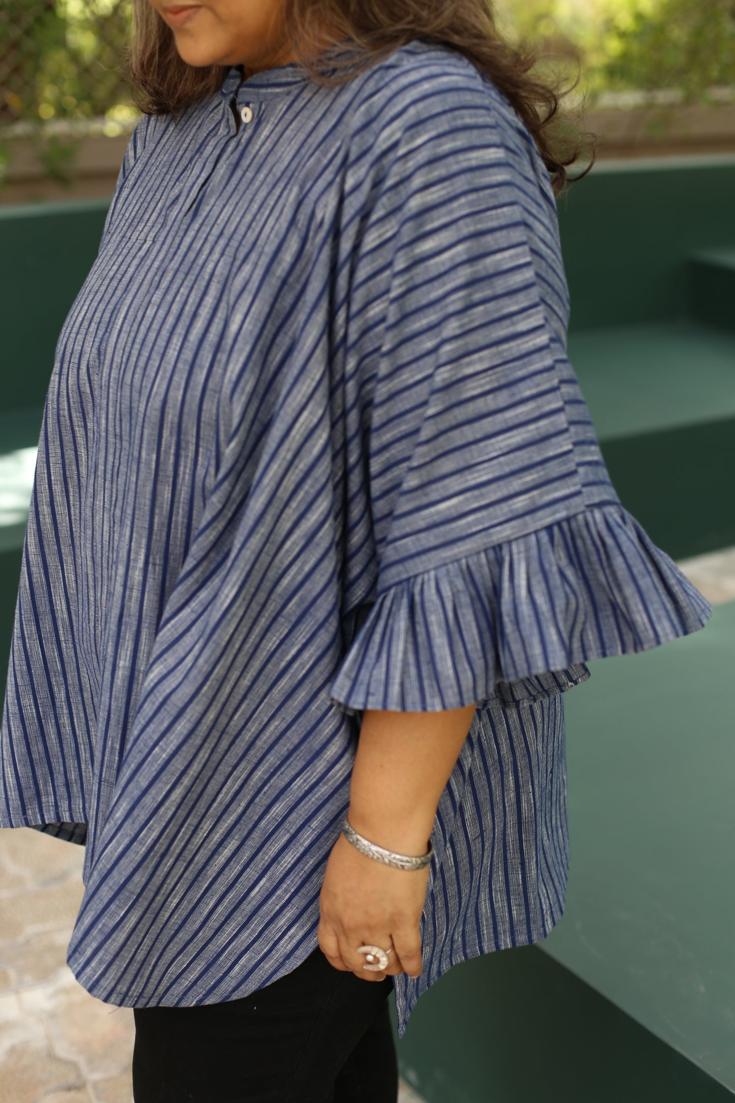 Top with embroidered back