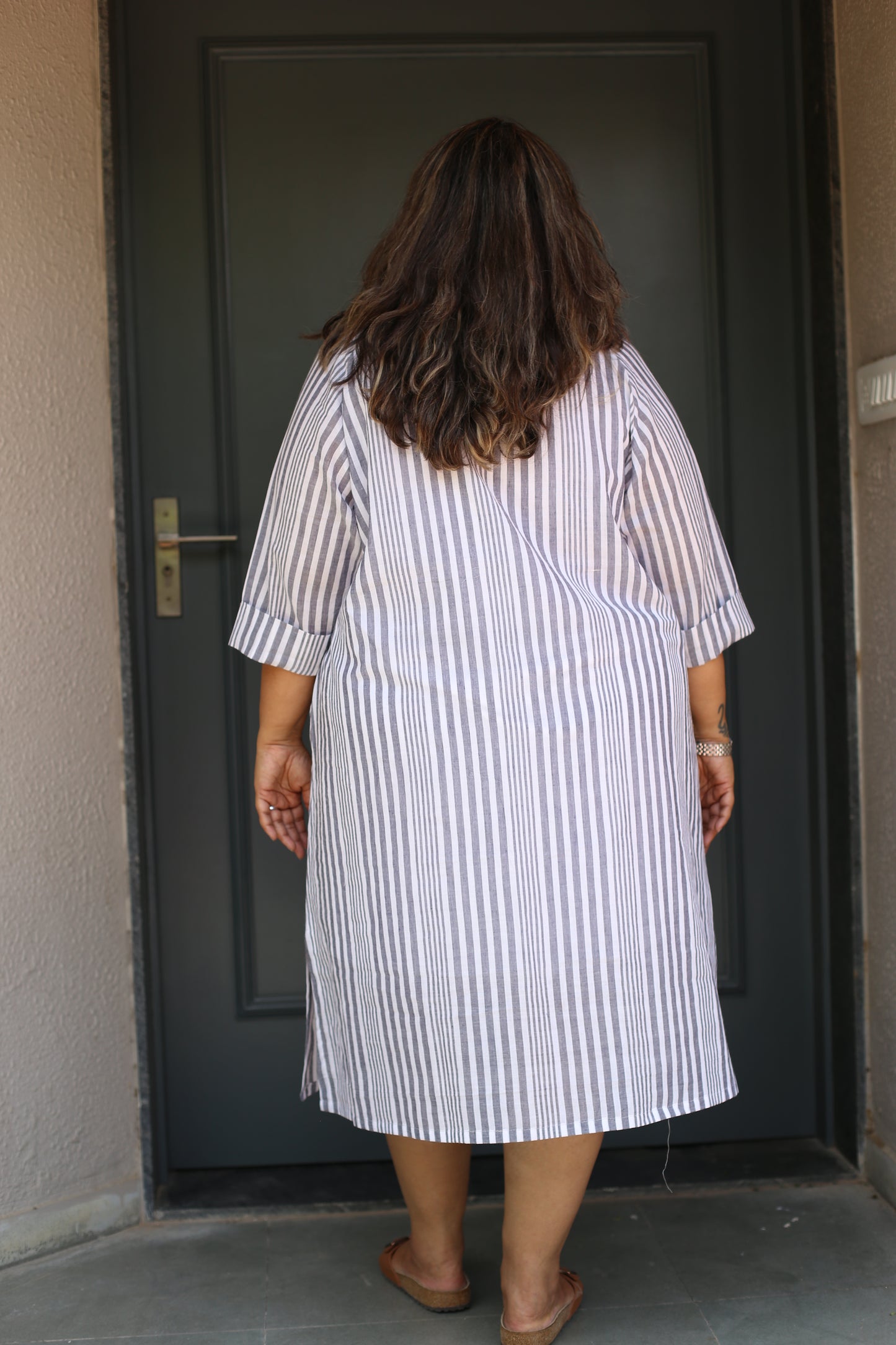 A line dress with pocket