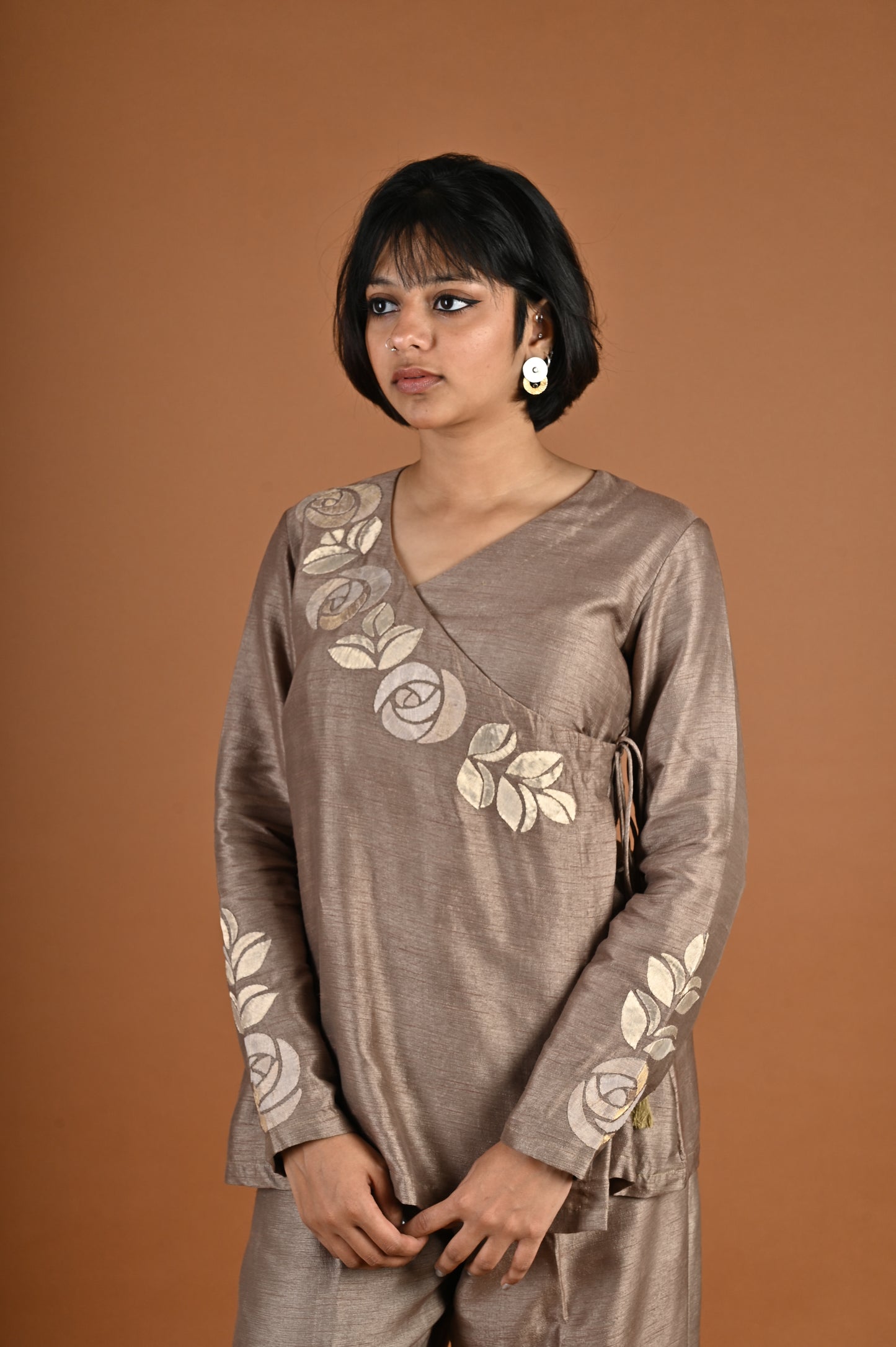 Co-ord set with Applique roses