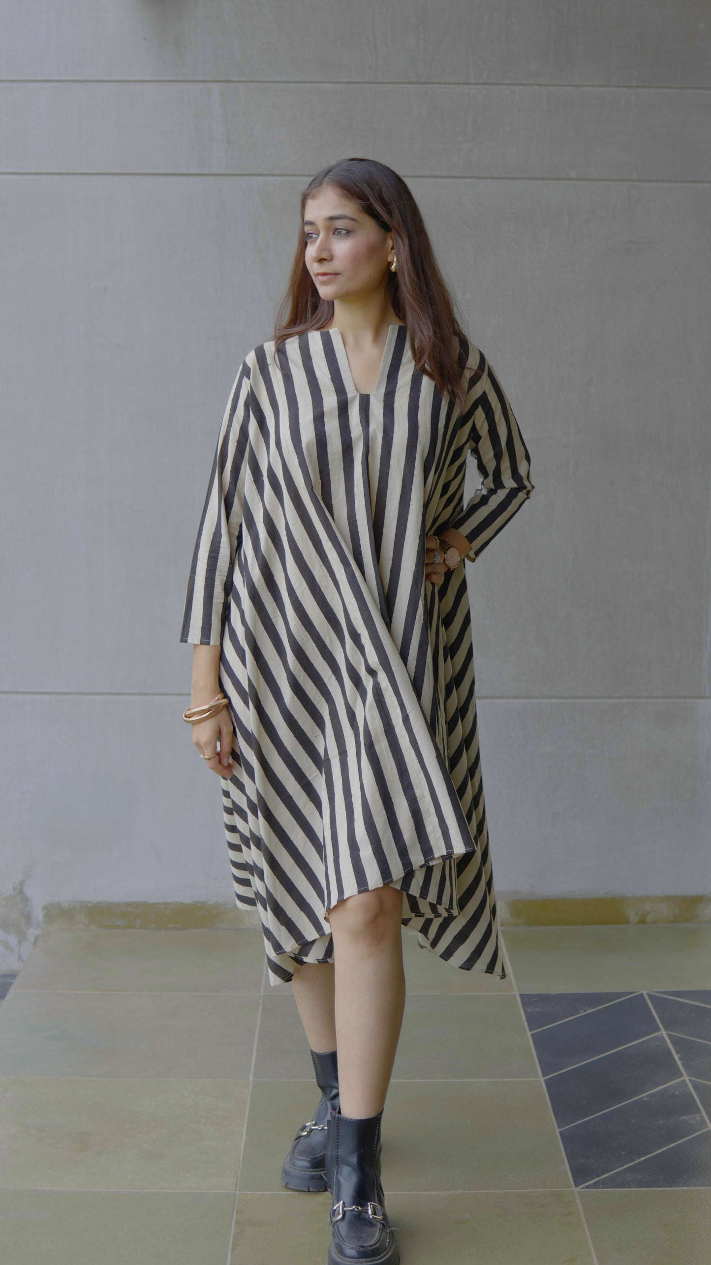 Black Stripe Dress