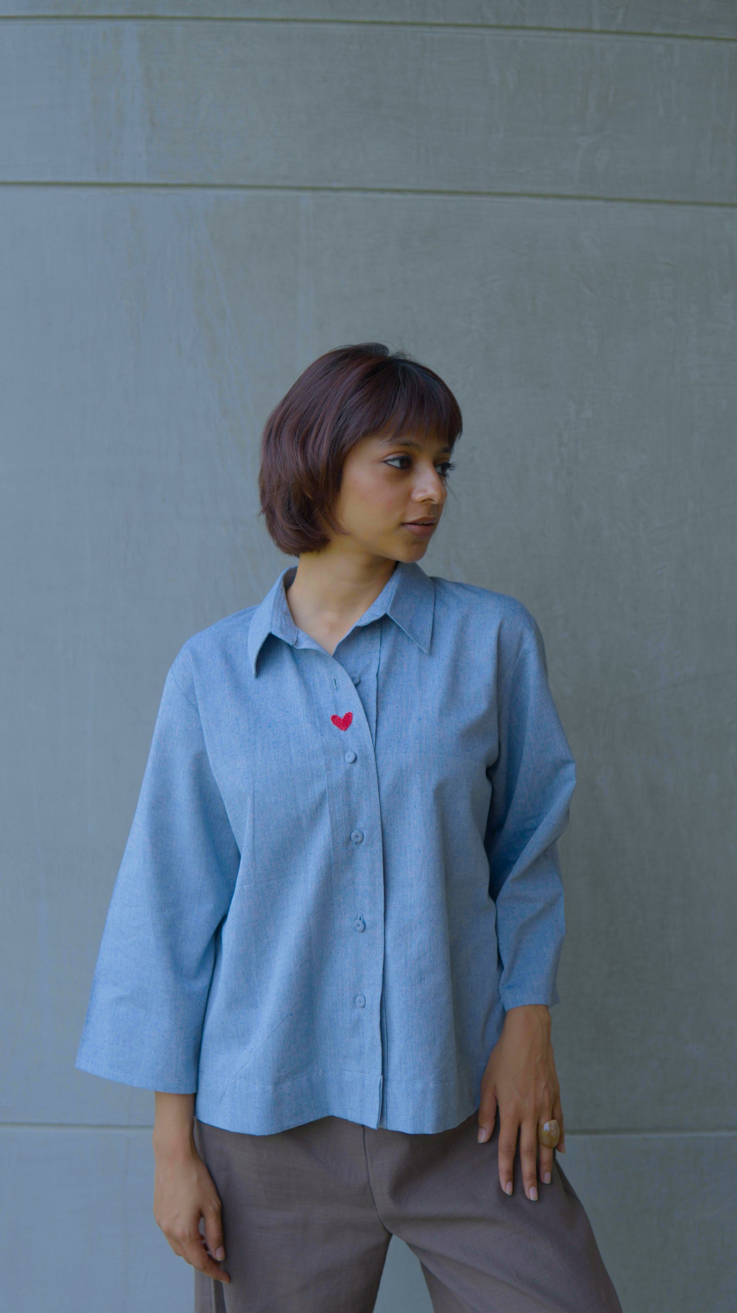 Sky Blue Heart Shirt