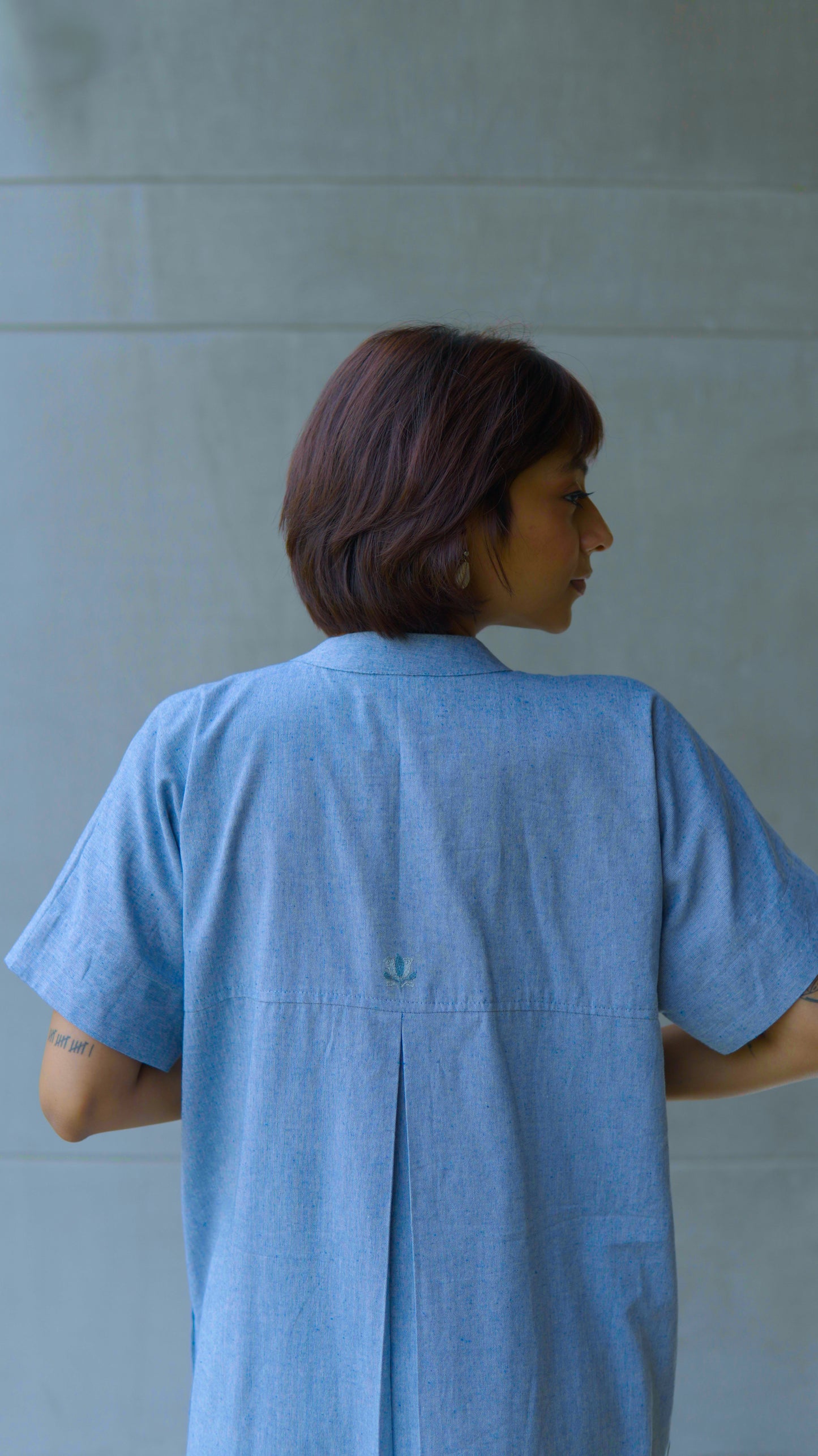 Sky Blue Tunic Dress