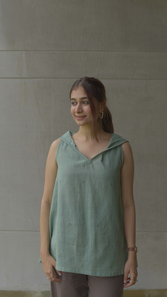 Twisted Jamdani Top