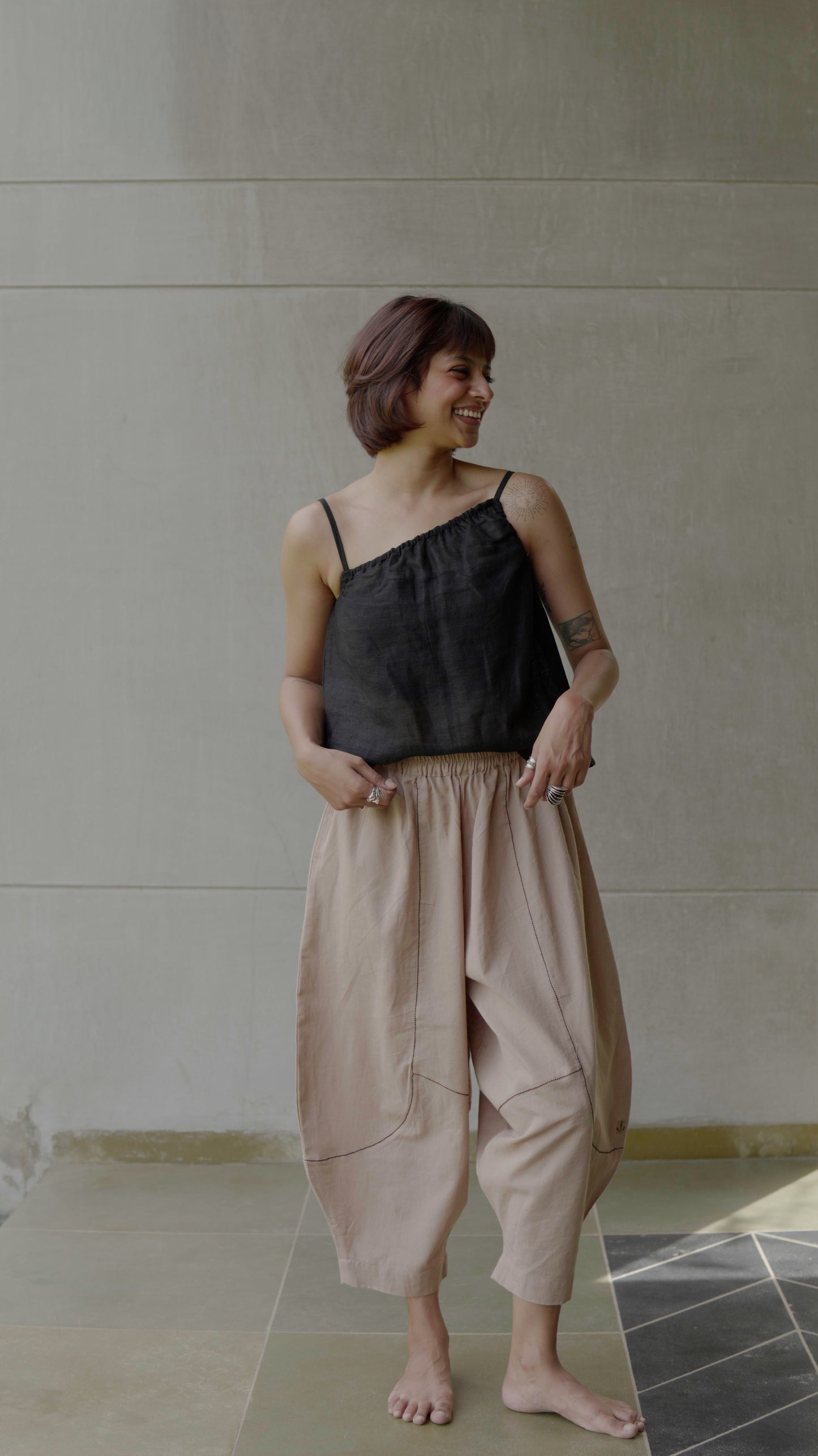 Beige Dhoti
