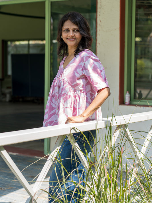 Batik print Top