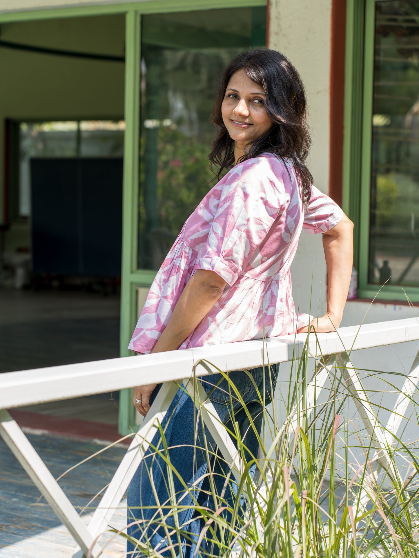 Batik print Top