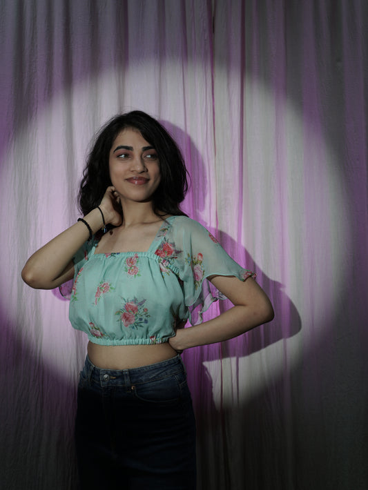 Bustier crop top