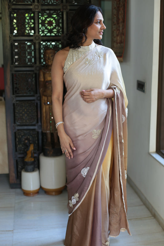 Shaded saree