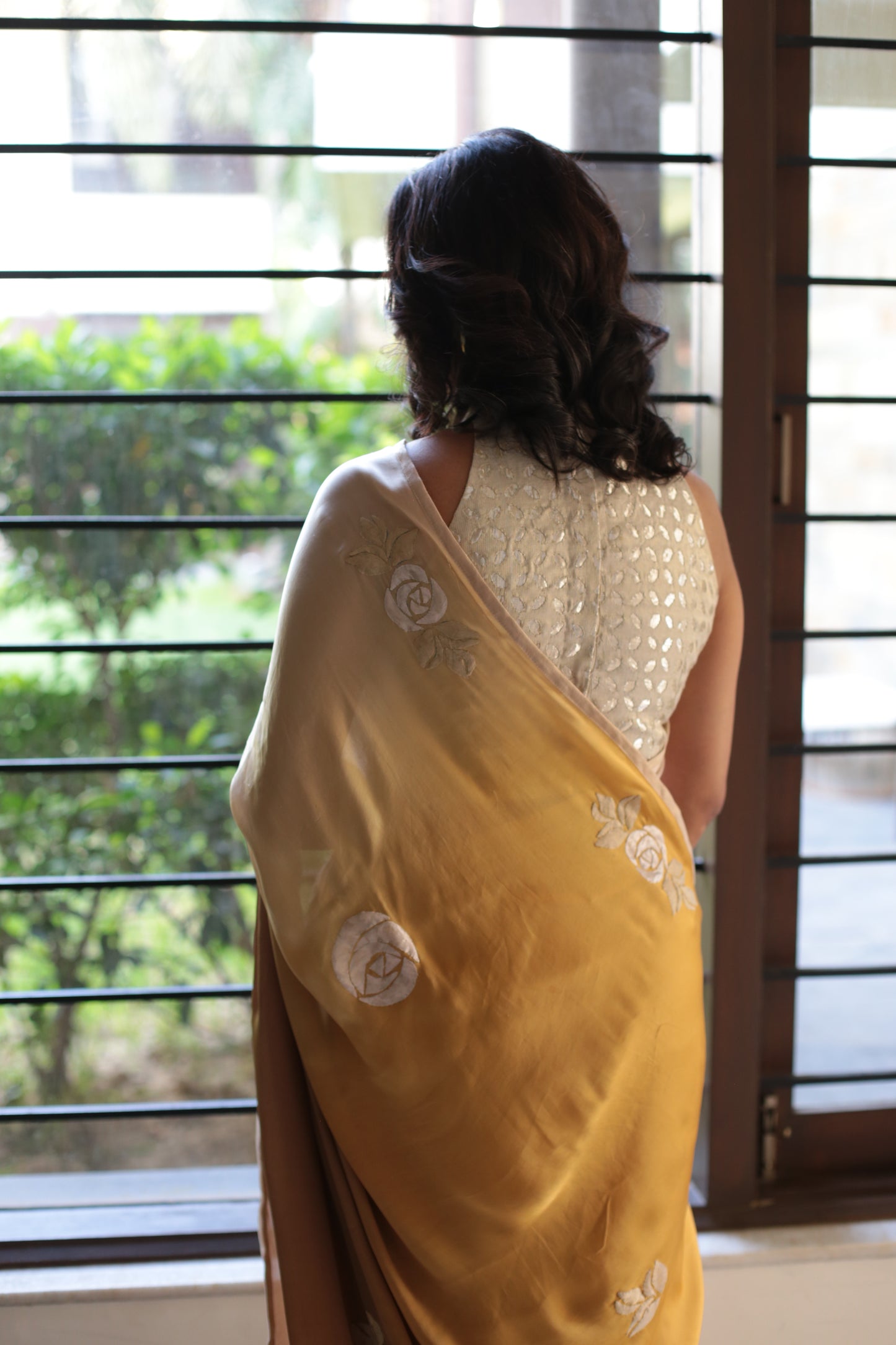 Shaded saree