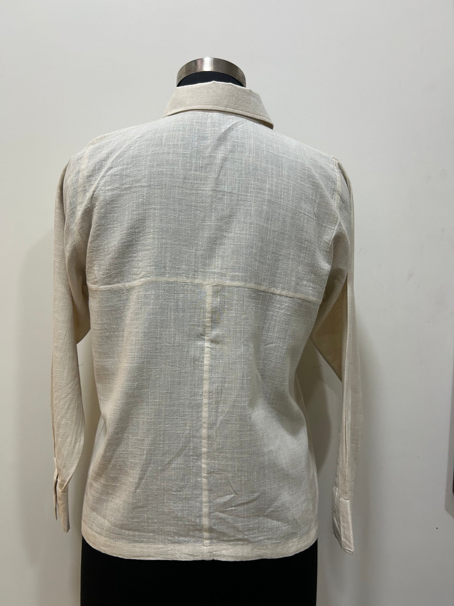 Anti Fit Off White Cotton Shirt