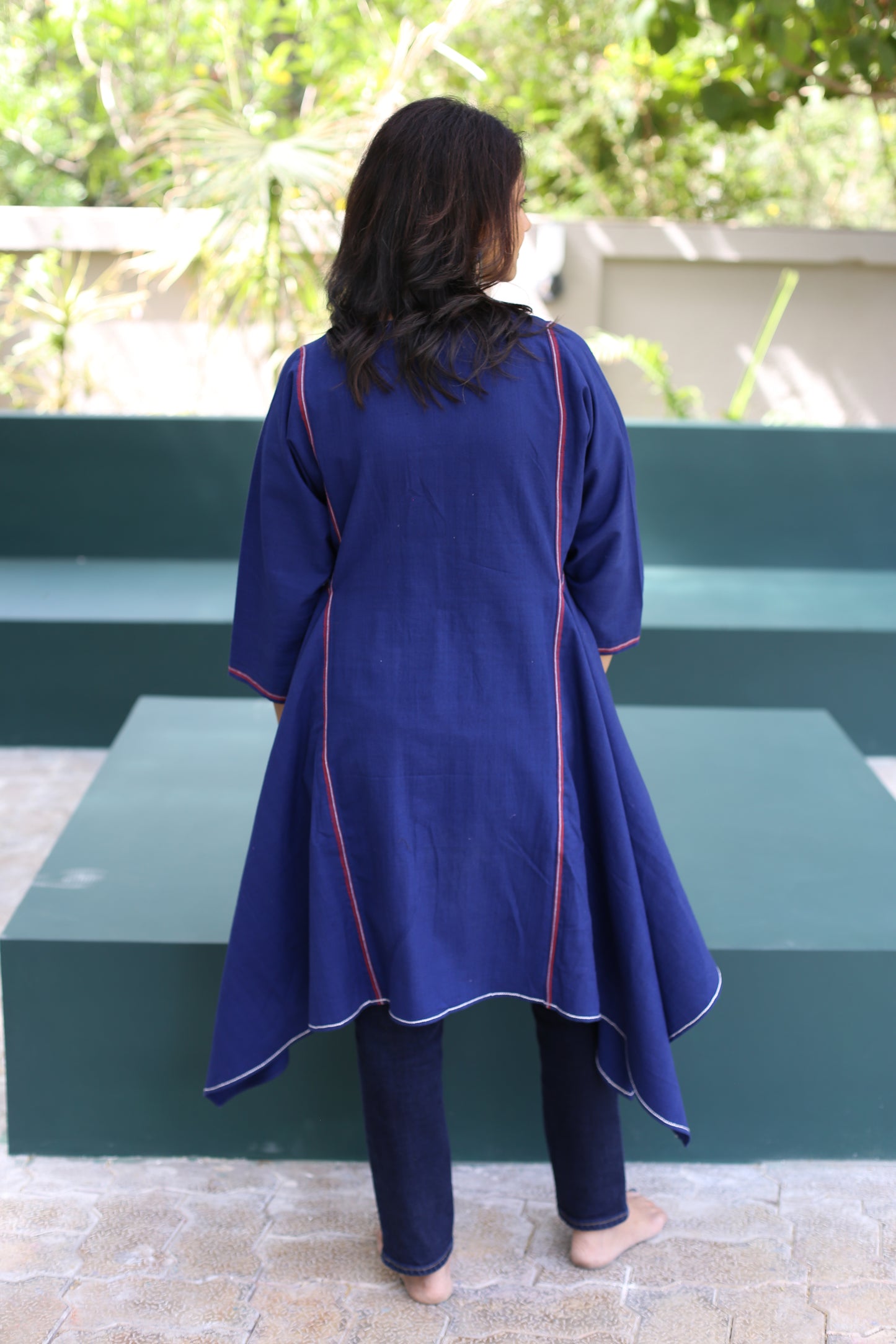 Kala cotton kalidar kurta