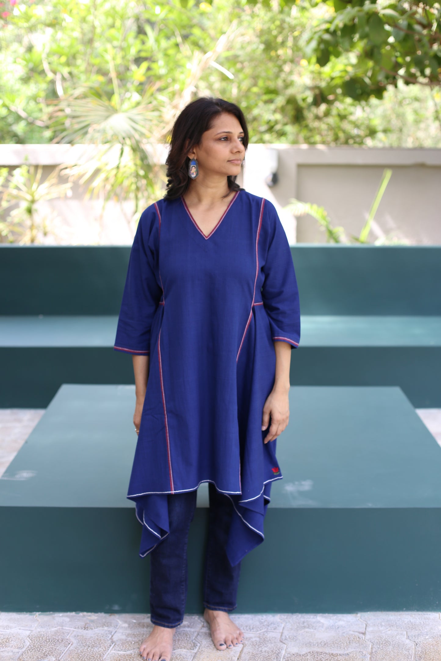Kala cotton kalidar kurta
